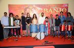 Riteish Deshmukh, Nargis Fakhri, Krishika Lulla, Ravi Jadhav at Banjo launch in Mumbai on 9th Aug 2016